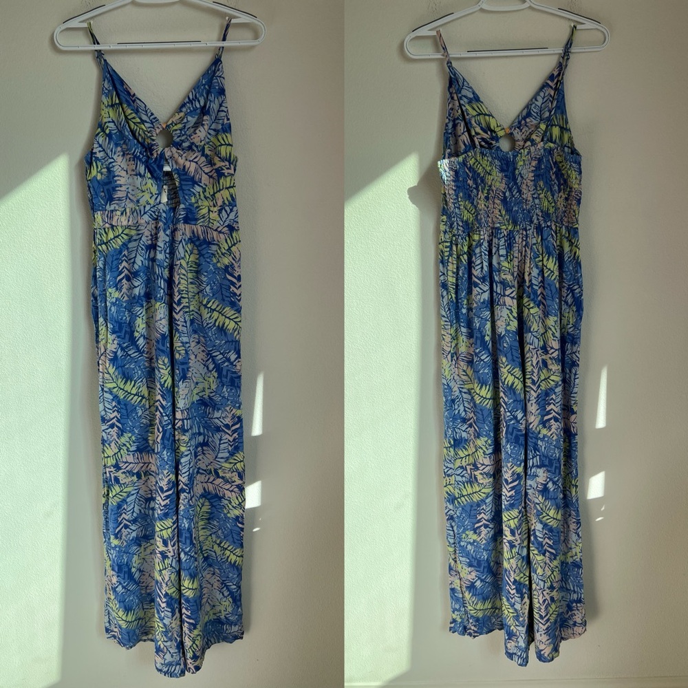 NEW Goa Tropical Blue and Yellow Jumpsuit